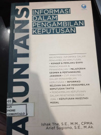 Image of Akuntasi Informasi Dalam Pengambilan Keputusan