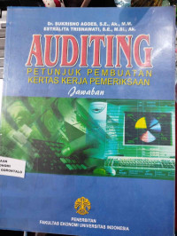 Image of Auditing Petunjuk Pembuatan Kertas Kerja Pemeriksaan